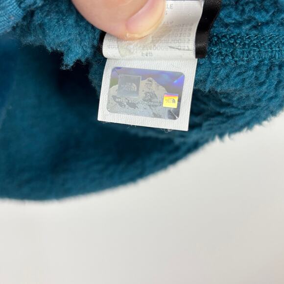 The North Face Blue Full Zip Sweater Fleece Jacket Women Medium - Picture 7 of 8